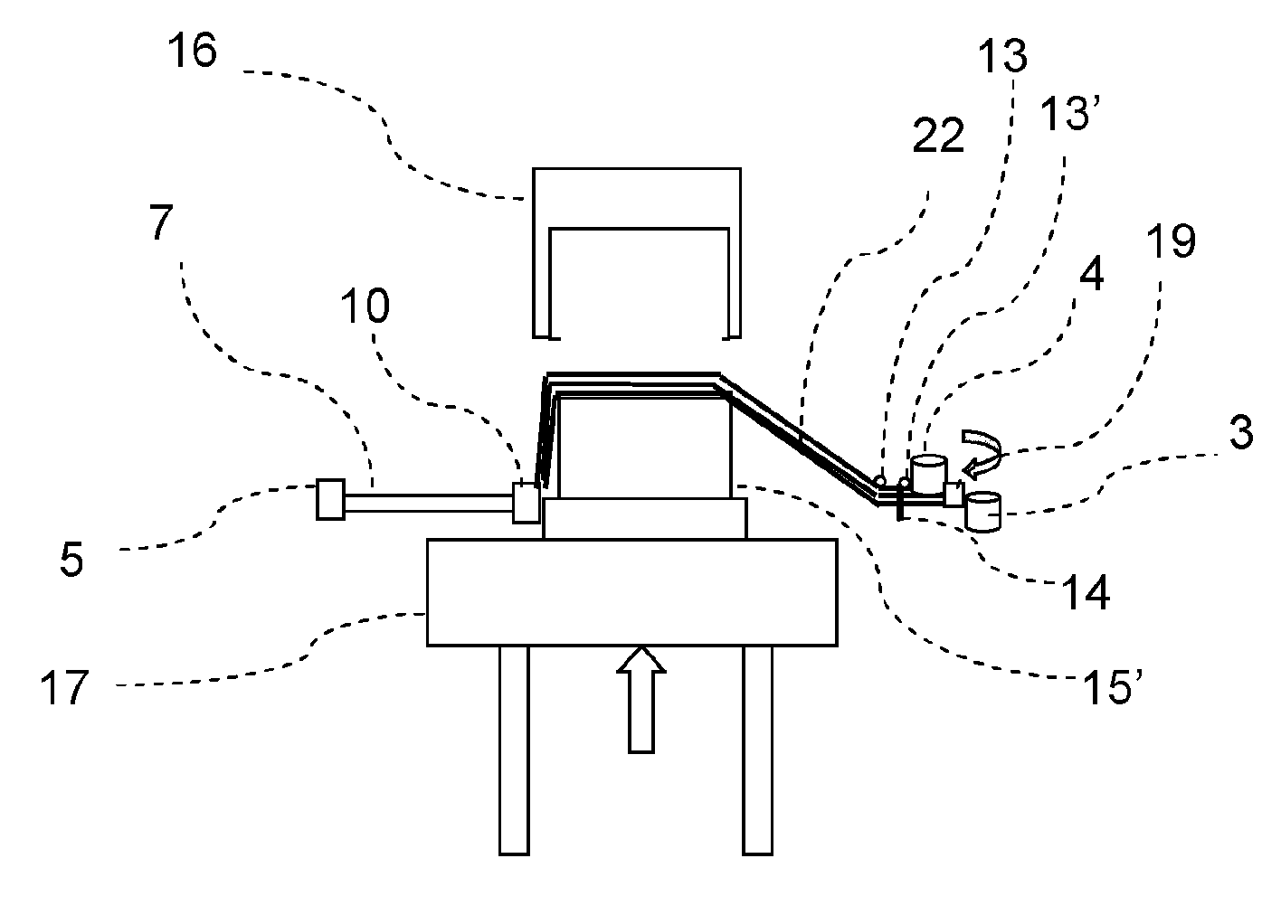 Device and method for producing fiber preforms