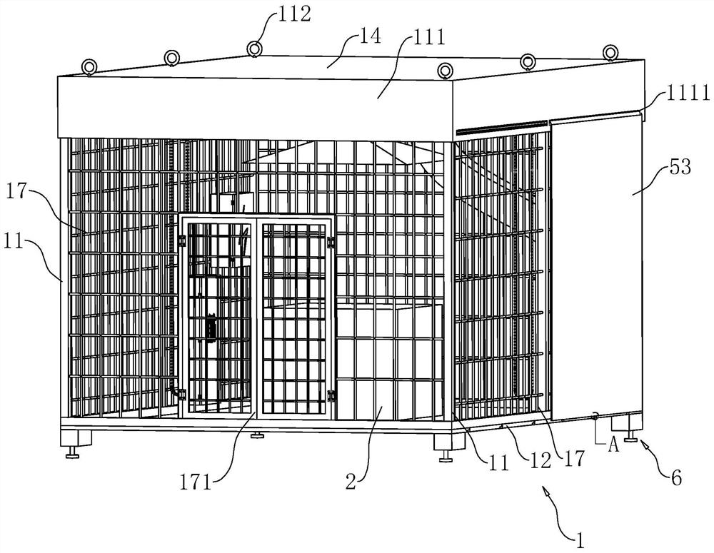 Movable processing shed and manufacturing method thereof