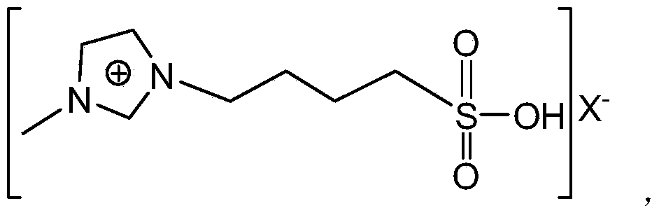 Process for preparing 4,4'-diaminodiphenylmethane through condensation of acidic ionic liquid catalytic aniline and formaldehyde