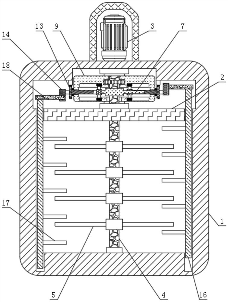 Kitchen garbage treatment device capable of protecting cutters