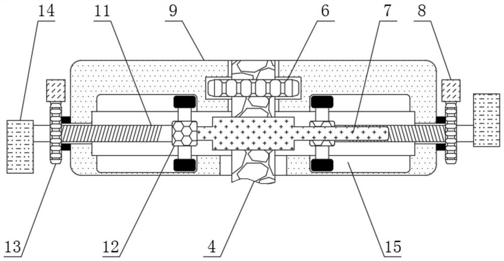 Kitchen garbage treatment device capable of protecting cutters