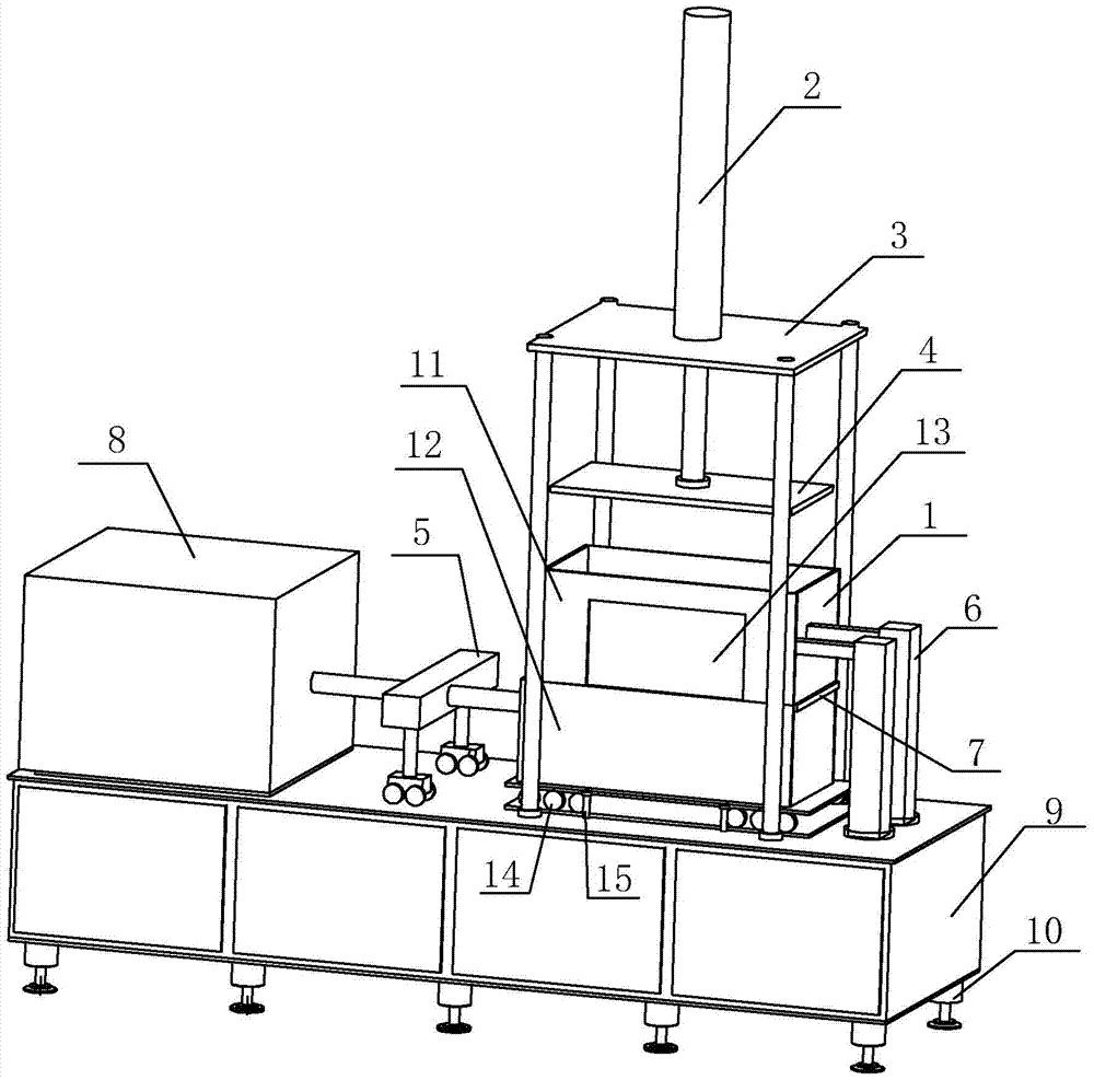 Reinforced soil visualized large model direct shear test data acquisition instrument