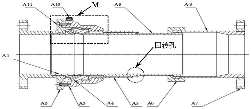 Wellhead safe operation method based on axial oblique jet suction and drainage