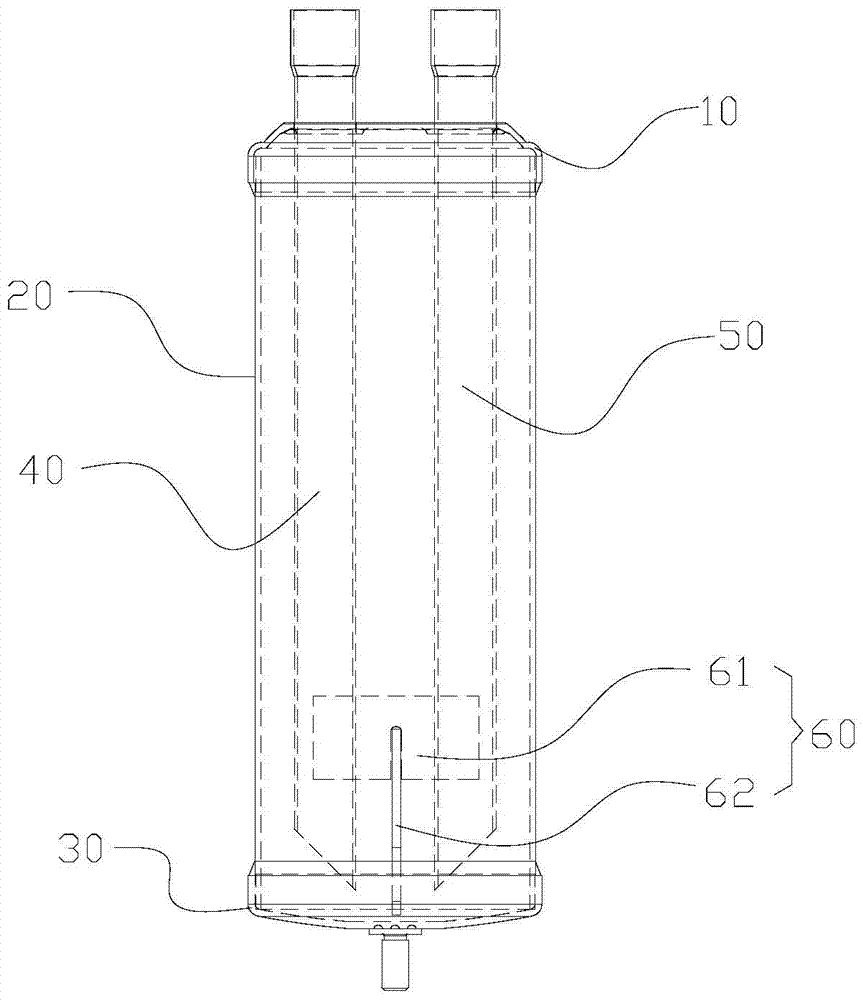 a liquid reservoir