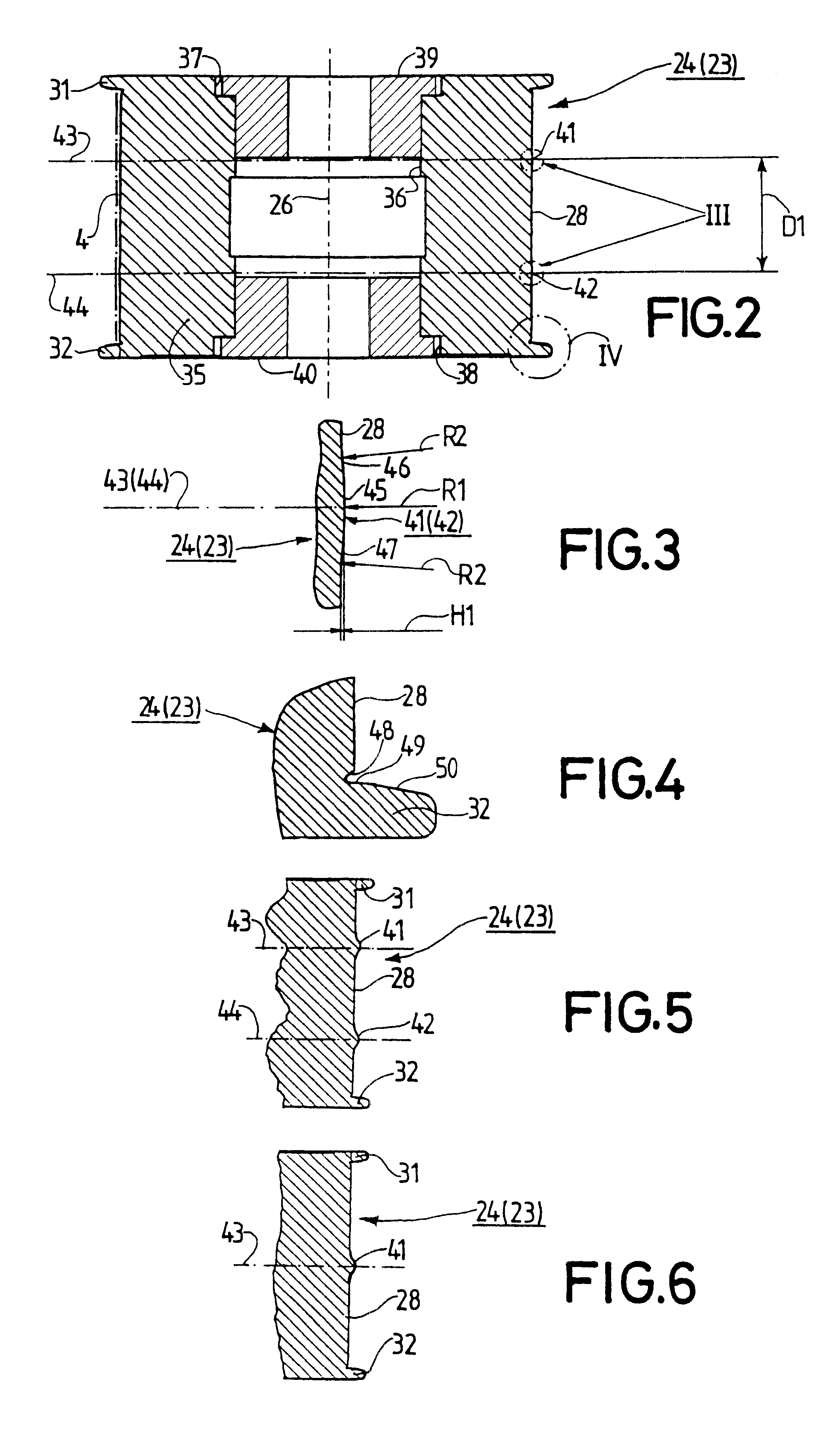 Recording and/or reproducing apparatus including at least one guide arrangement having at least one damping projection