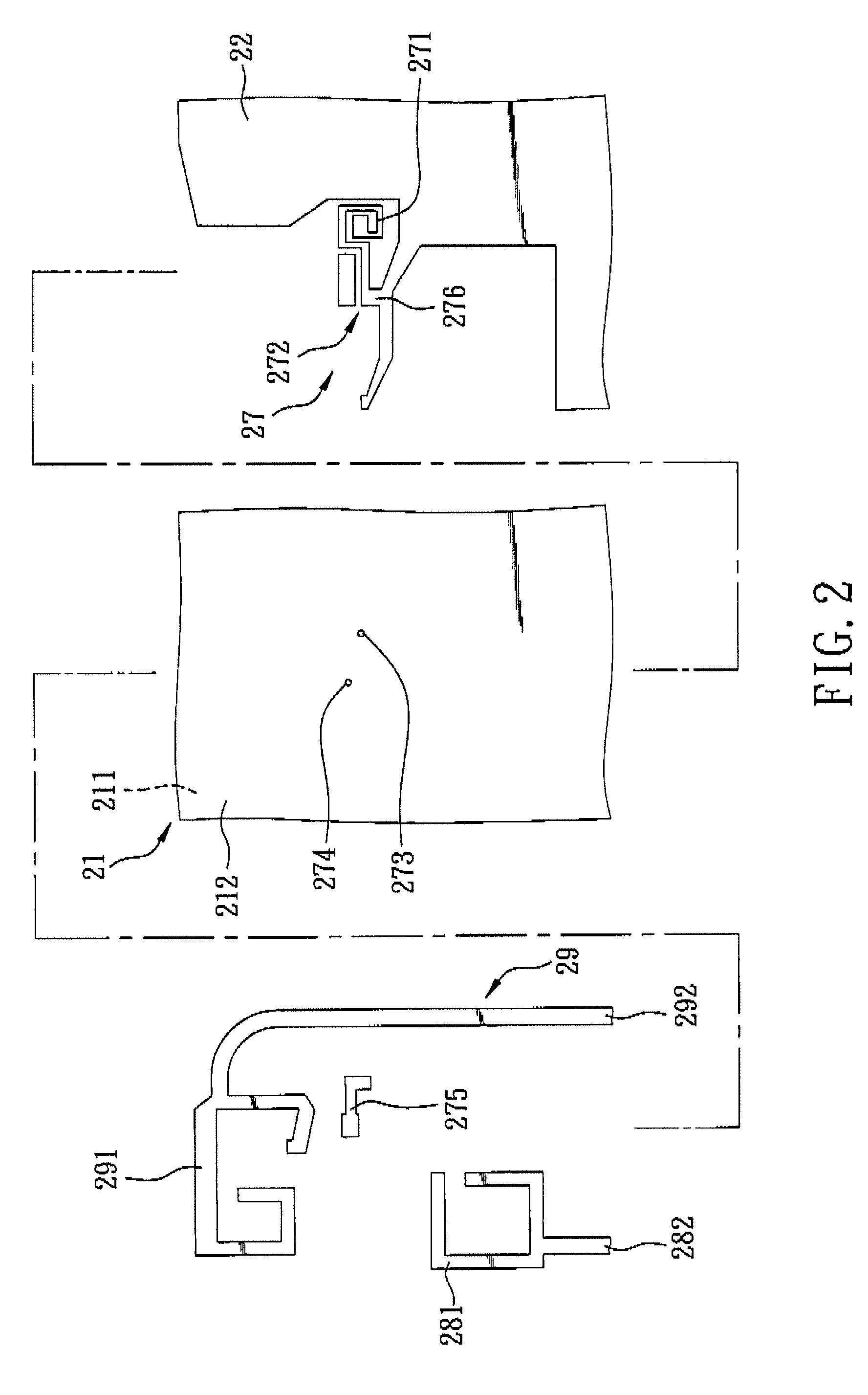 Antenna device with an isolating unit