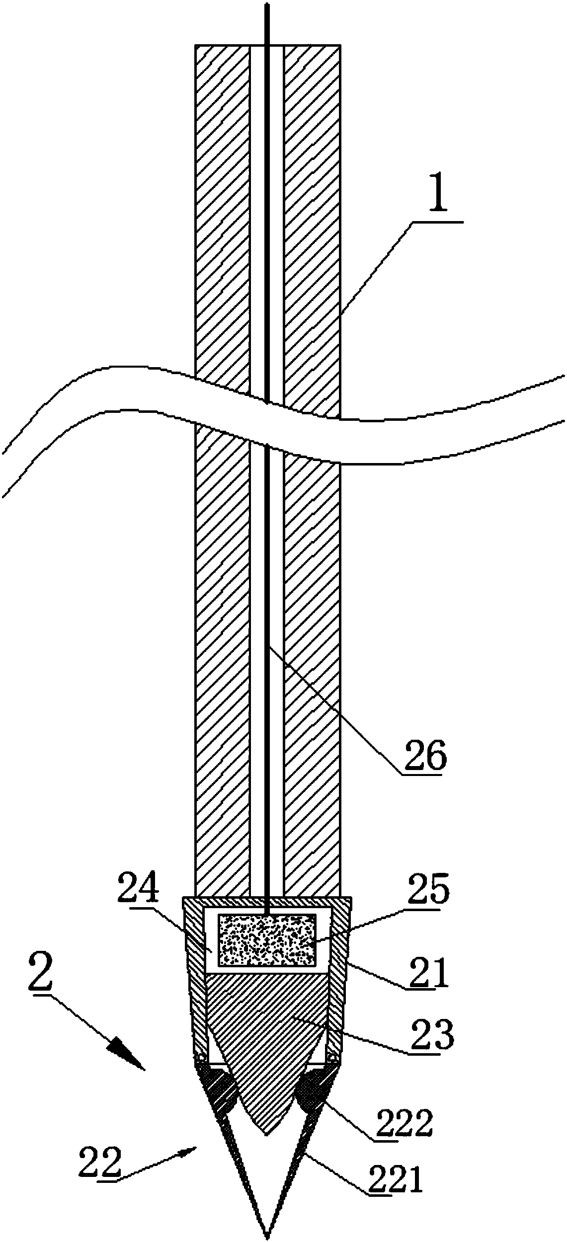Expanding-type large head anchor rod