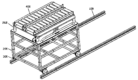 Conversion vehicle for mold replacement