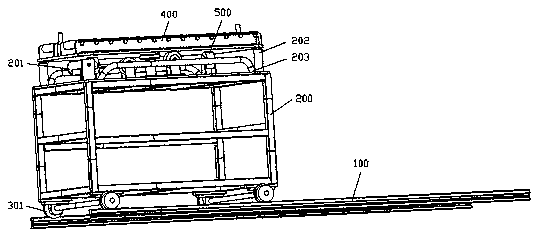 Conversion vehicle for mold replacement