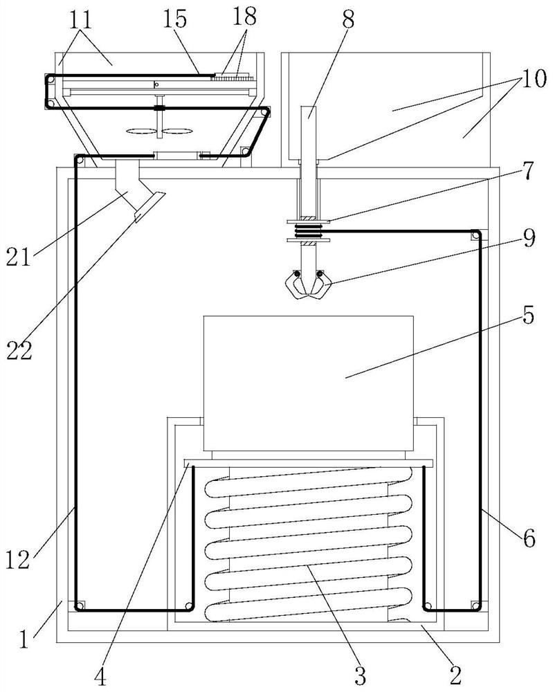 Plant cuttage transplanting device for research of agricultural science