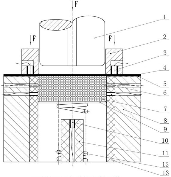 An electric field assisted deep drawing device for difficult-to-deform metal sheet