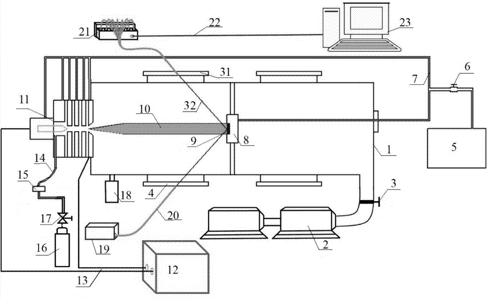 Method for cleaning first mirror for tokamak device by direct-current cascade arc plasma torch