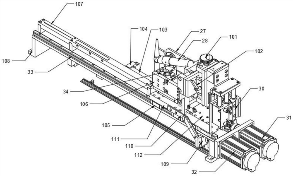 Clamping and welding mechanism for pipe pile plate skirt roll welding equipment