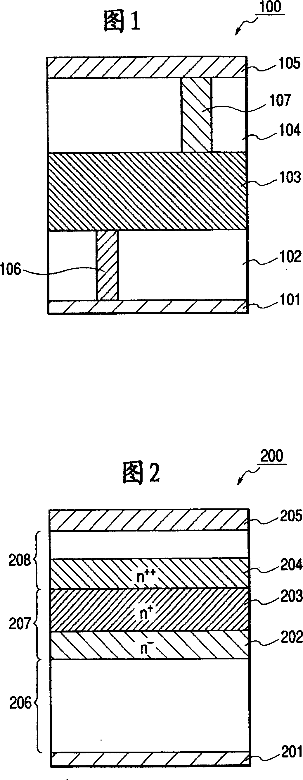 Laminated photoelectric element and making method thereof