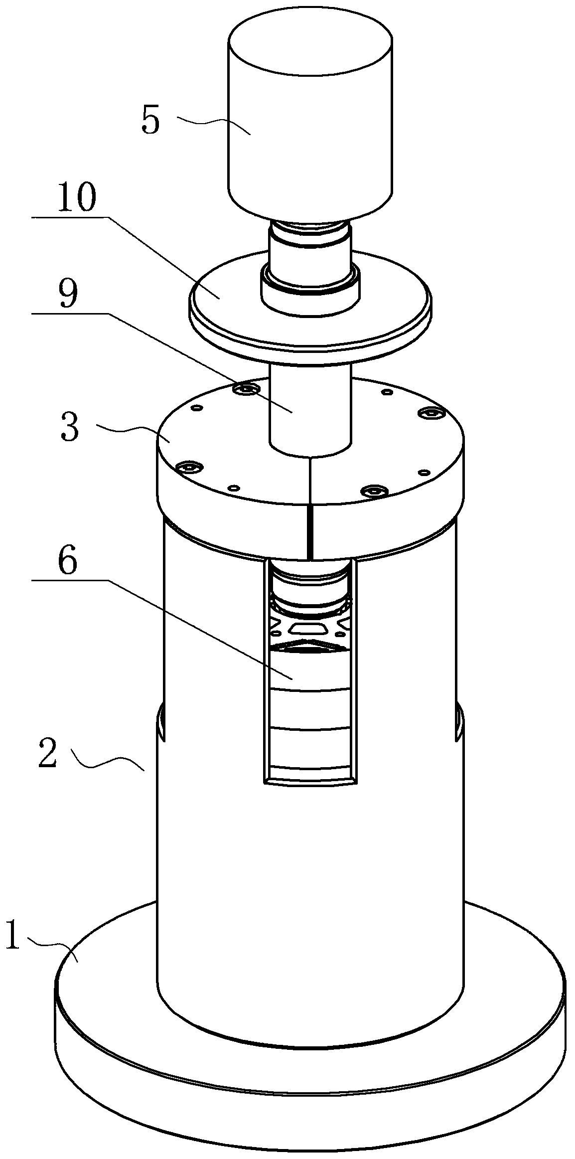 Motor rotor press-fitting tool and corresponding mounting method