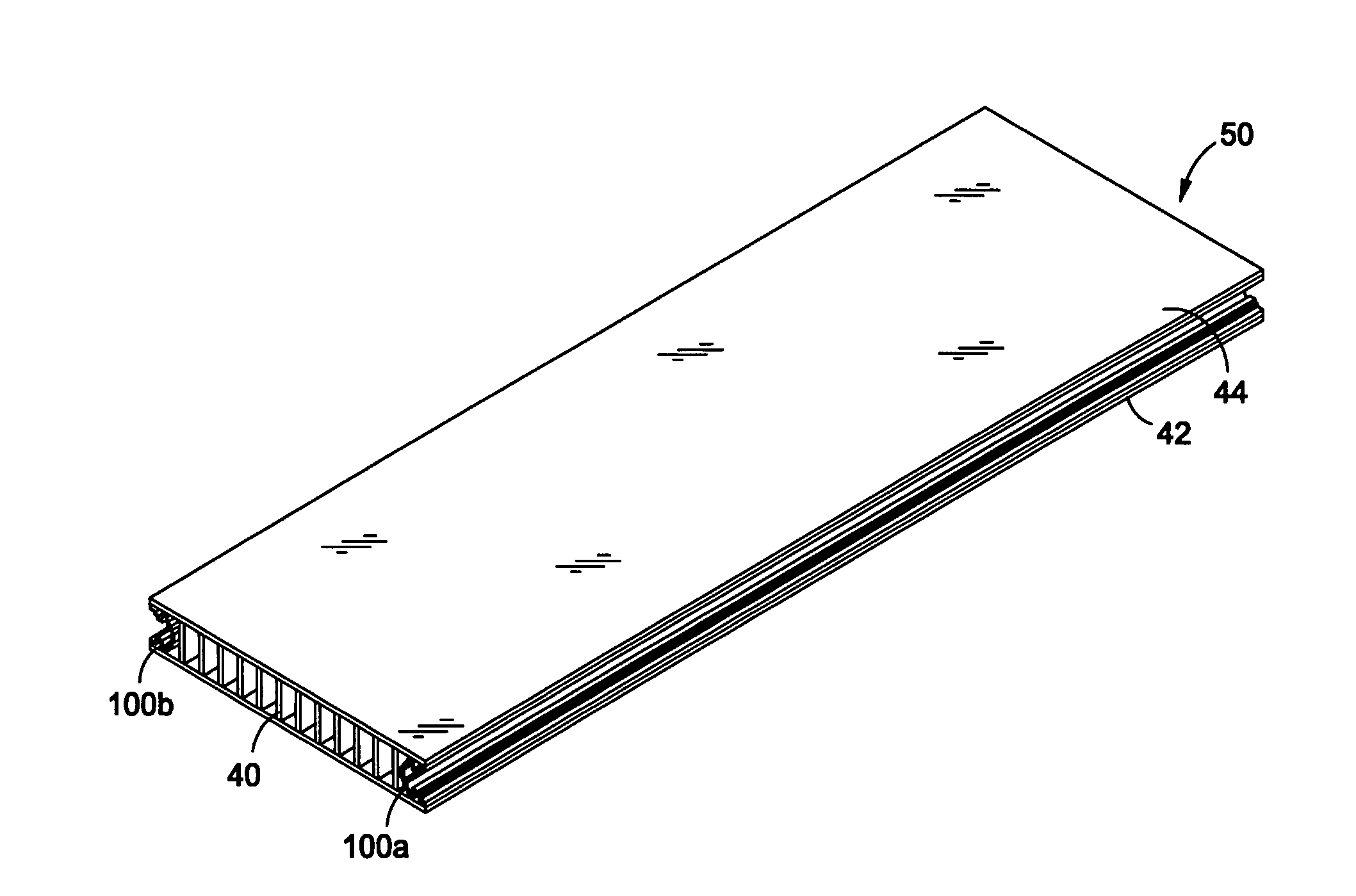 Building panel having plant-imitating structural core