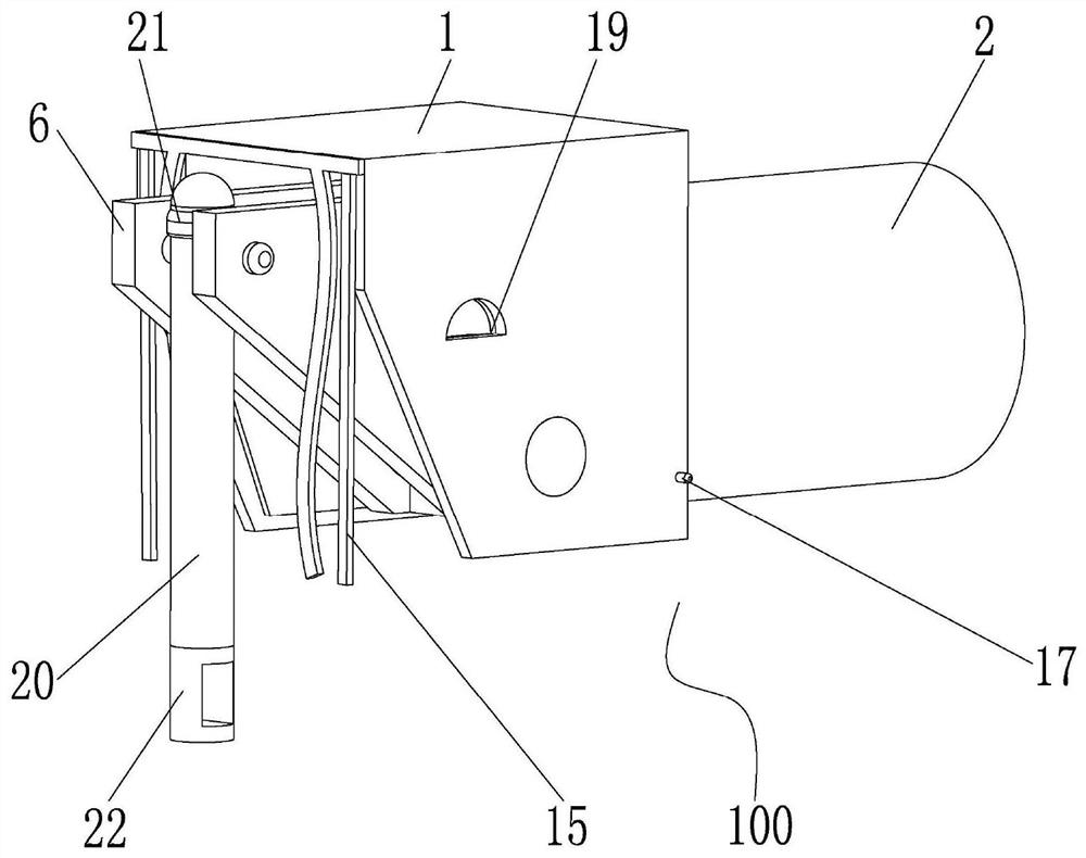 Dustproof and moisture-reducing constant-force spring support hanger