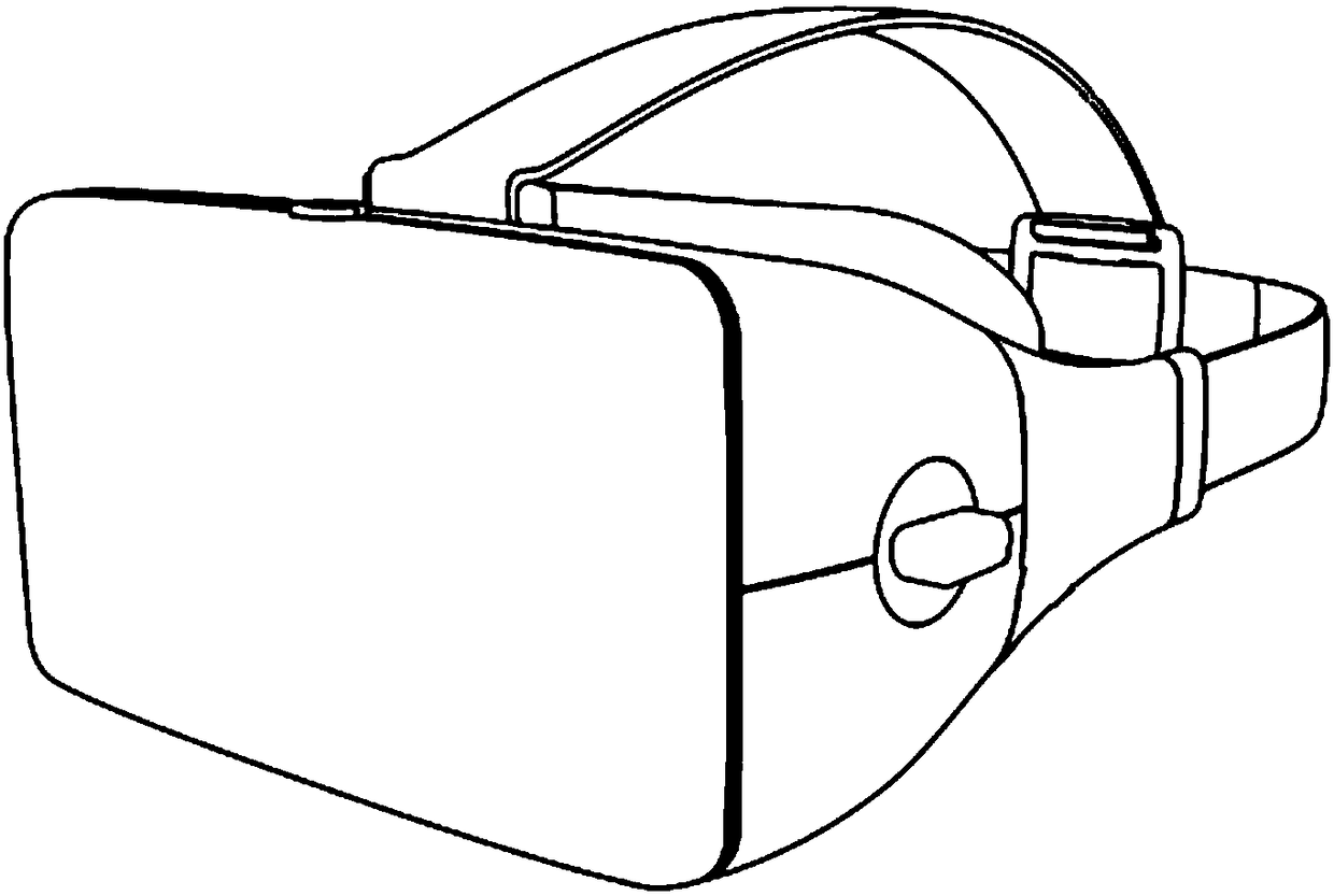 Catadioptric head-mounted display optical system for rendering three-dimensional scenes