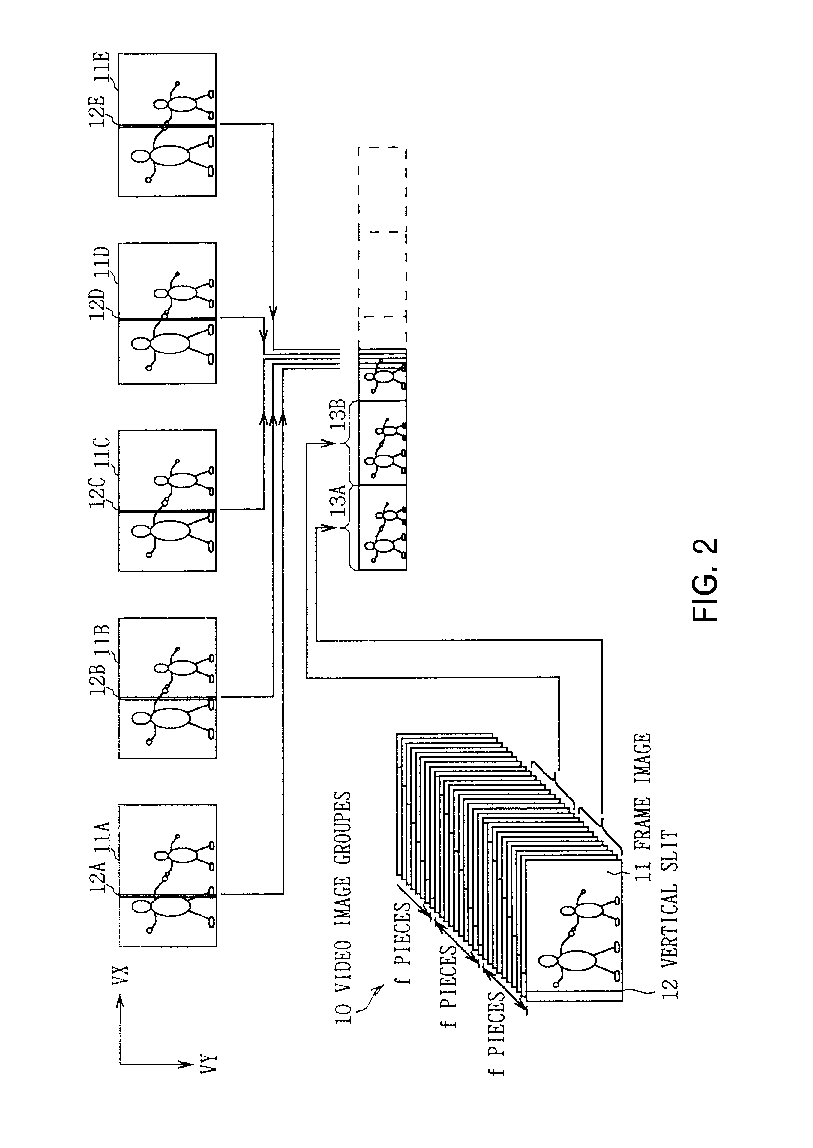 Video material selecting apparatus and method for selecting video material