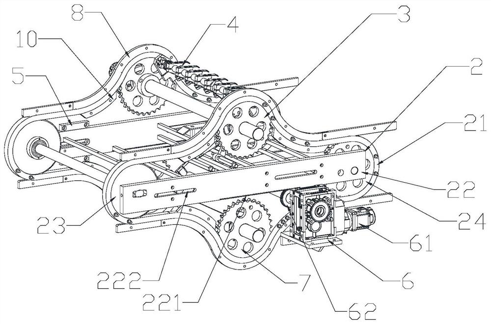 Chain phase adjusting mechanism