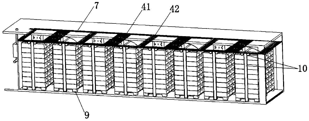 Container-type fruit and vegetable ripening device