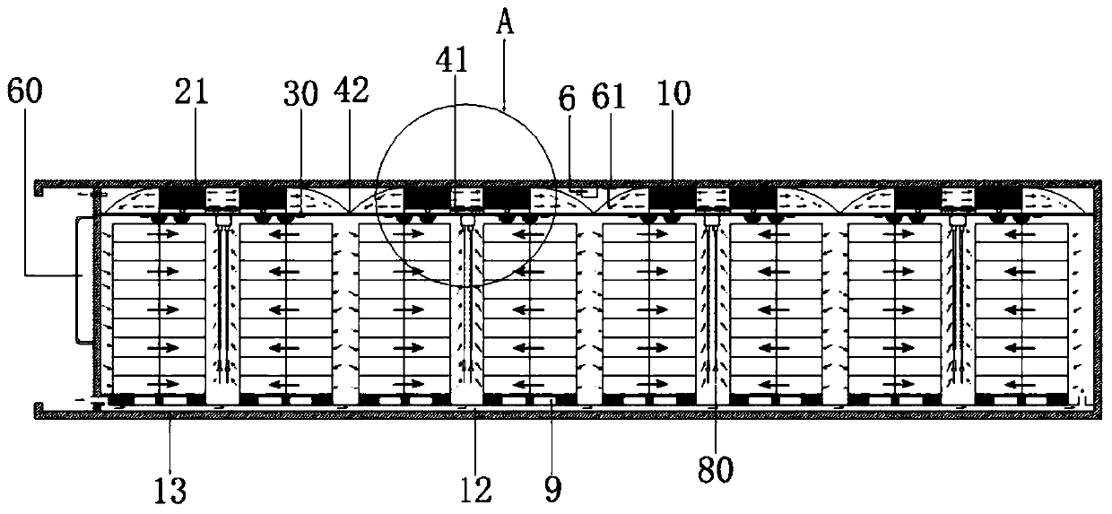 Container-type fruit and vegetable ripening device