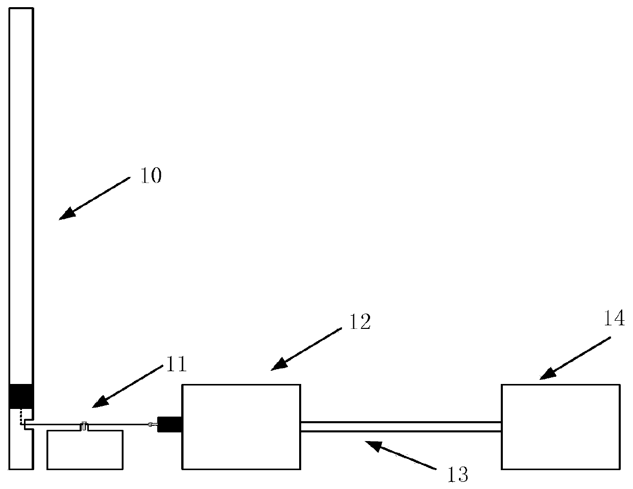 Direct lightning protection device of shipborne short-wave communication system and protection assessment method thereof