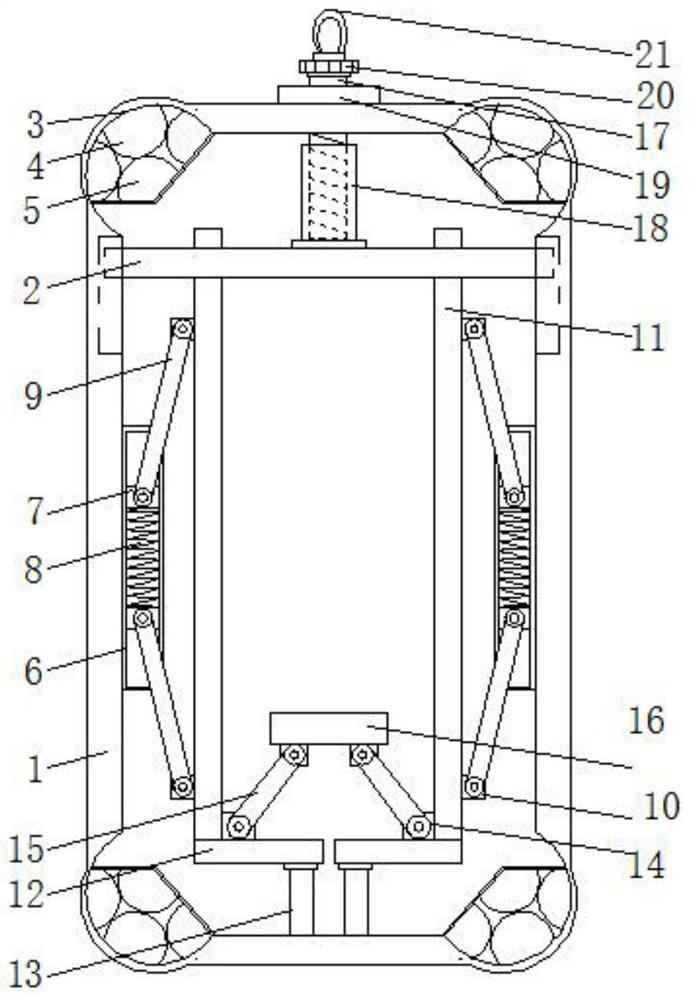 An adjustable mobile phone case with anti-drop function