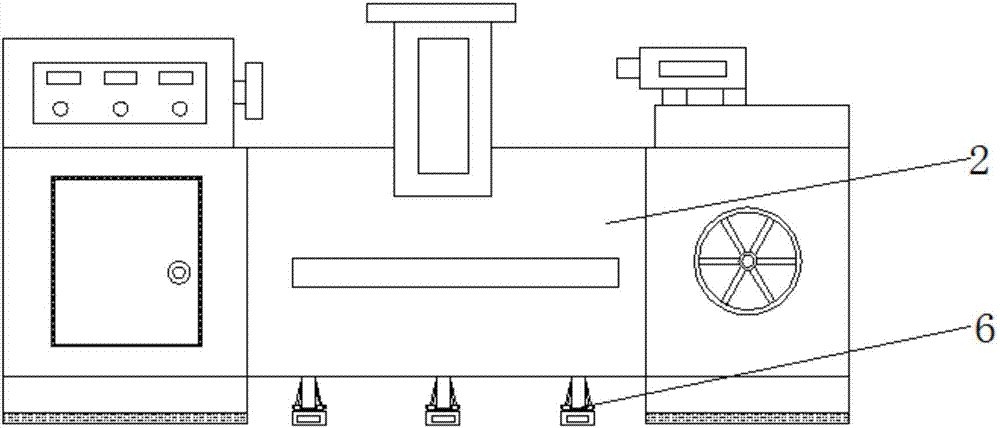 Auxiliary support device for lathe