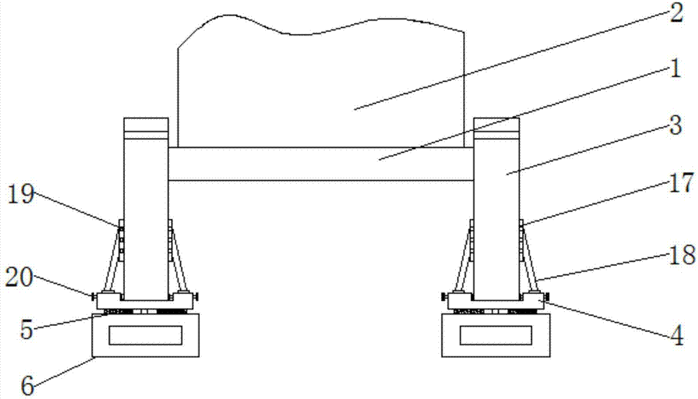 Auxiliary support device for lathe