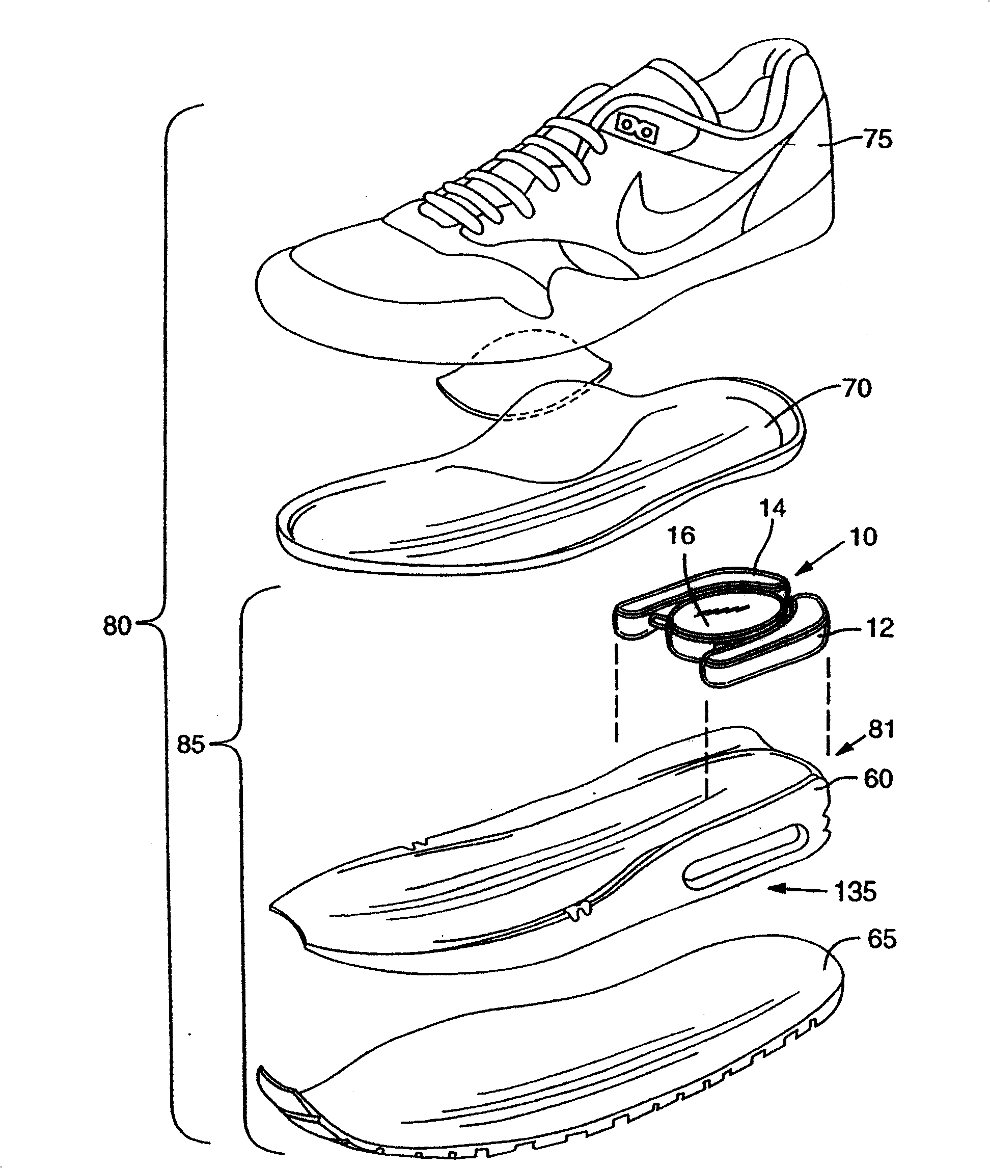 Article of footwear with motion control device