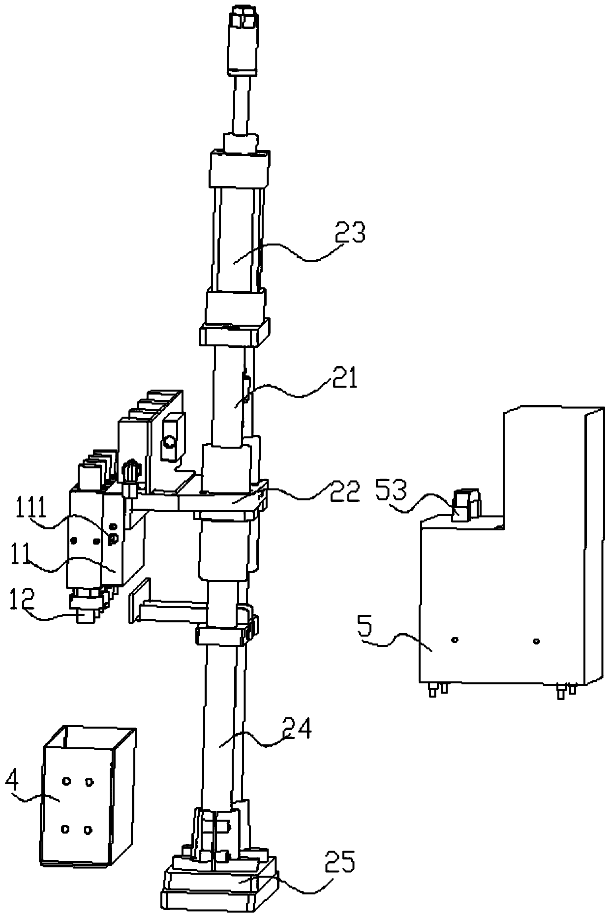 Lipstick inner tube oil injection mechanism