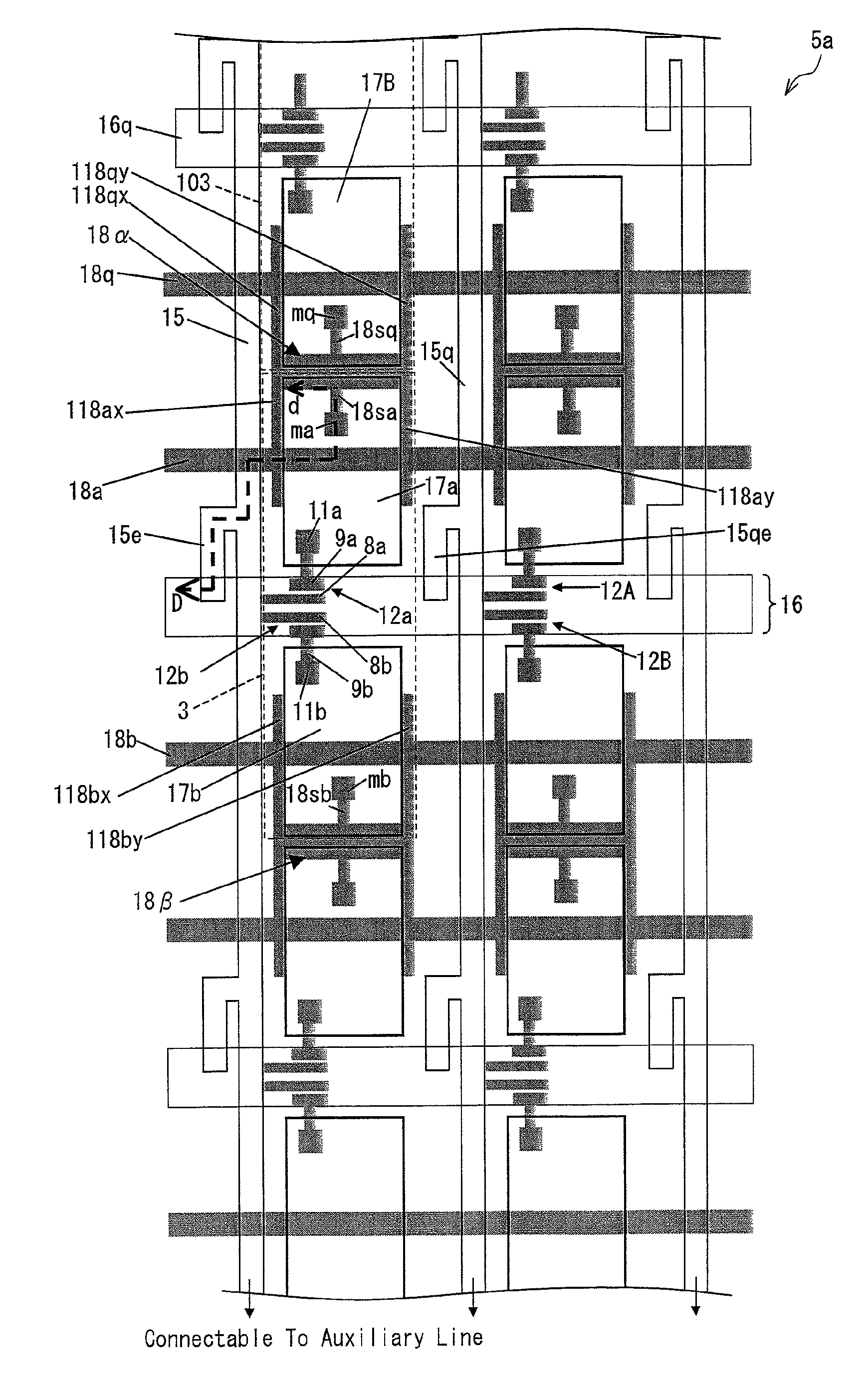 Active matrix substrate, liquid crystal panel, television receiver, method for producing liquid crystal panel