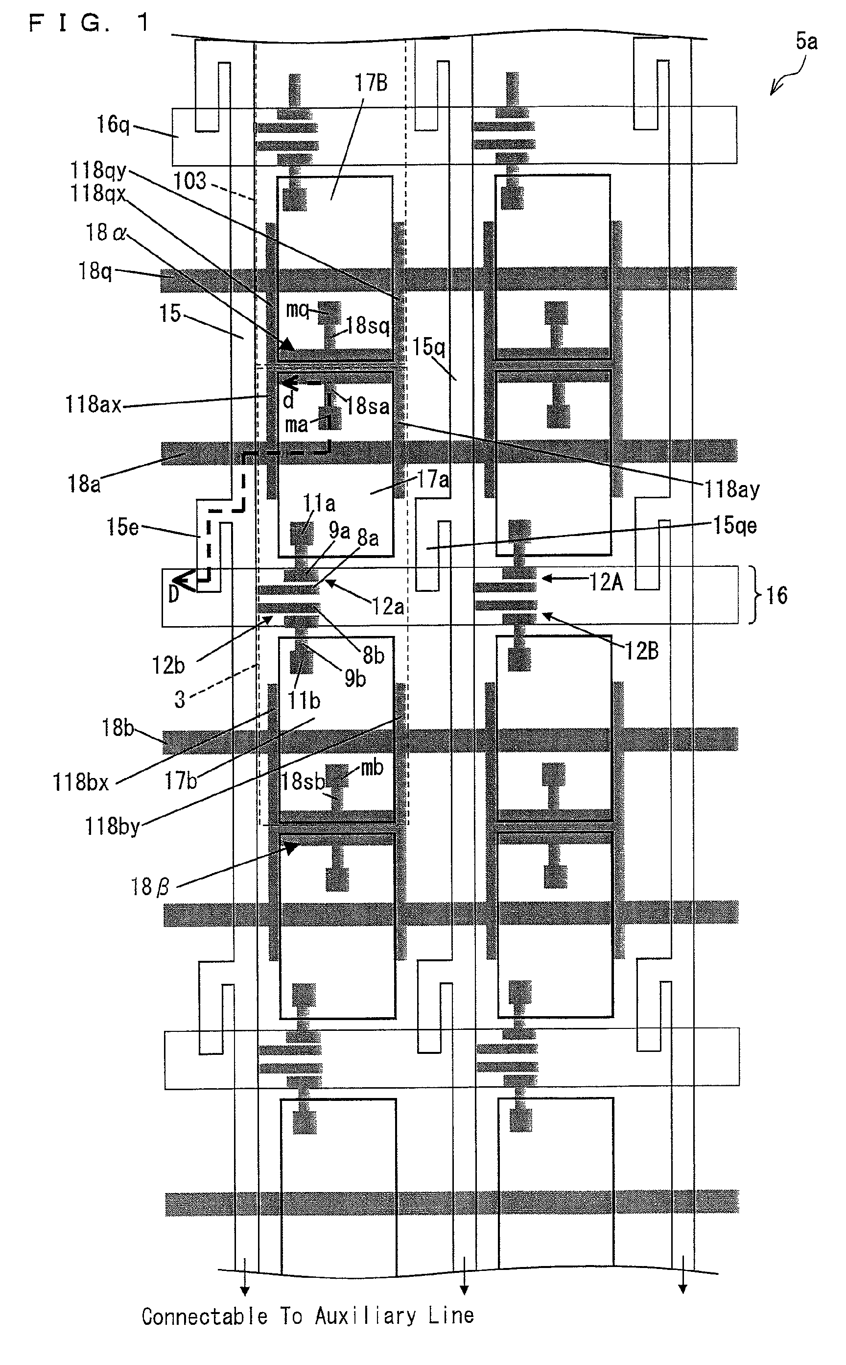 Active matrix substrate, liquid crystal panel, television receiver, method for producing liquid crystal panel