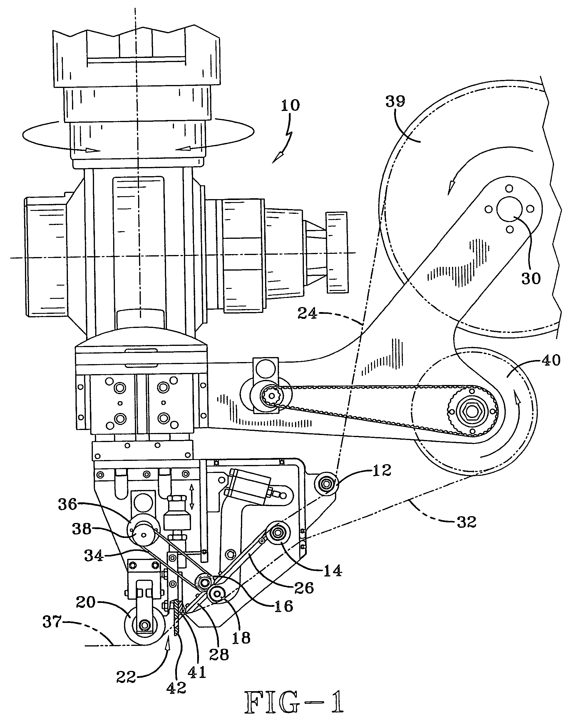 Composite tape laying apparatus and method