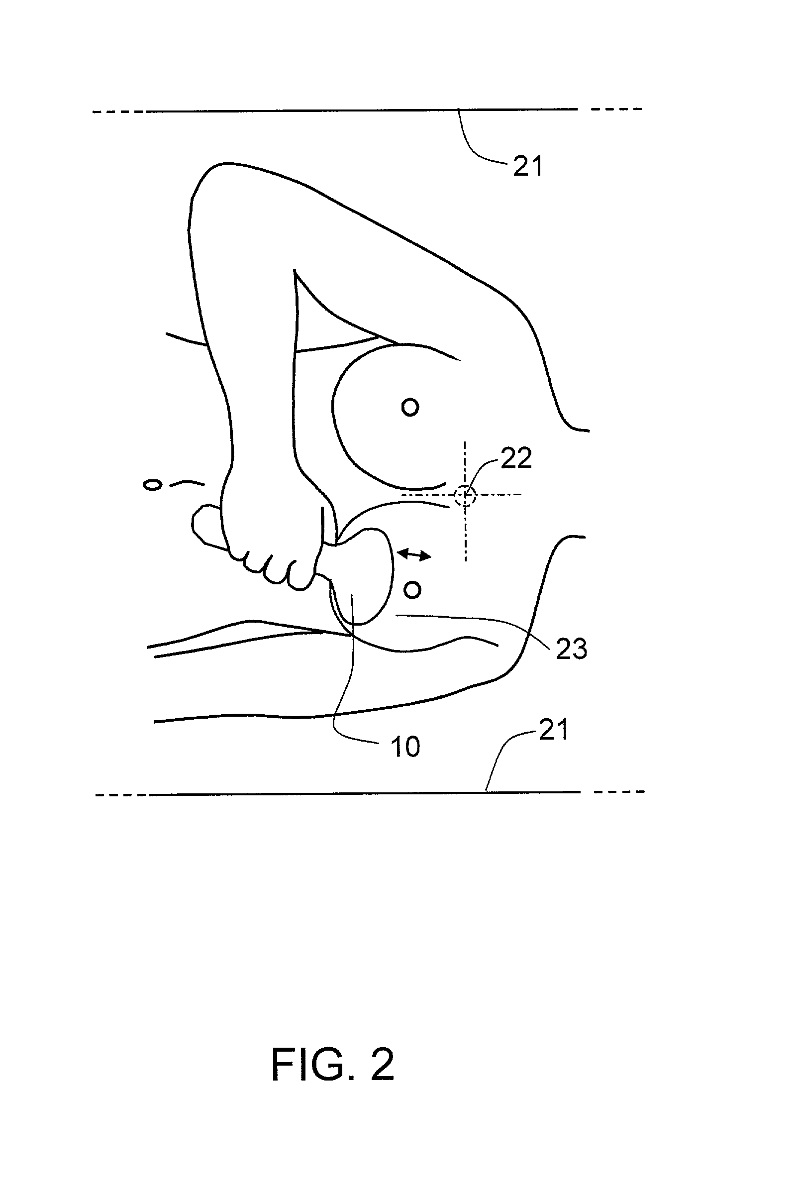 Self-palpation device for examination of breast with 3-D positioning system