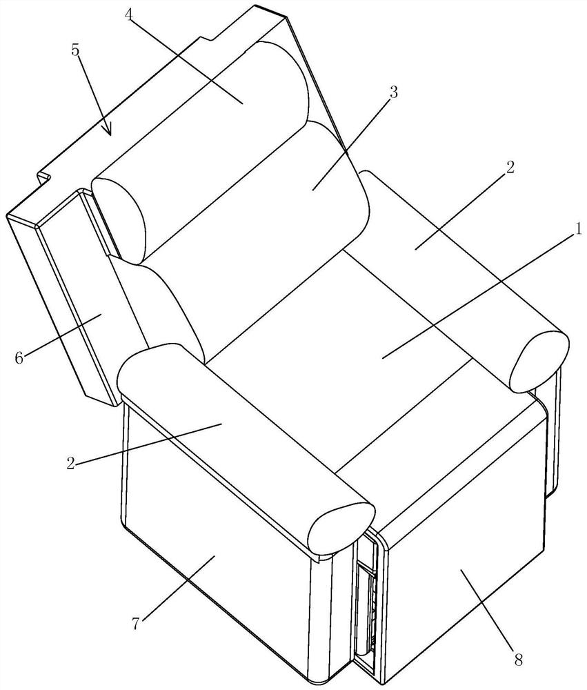 Sofa and packaging and transporting method thereof