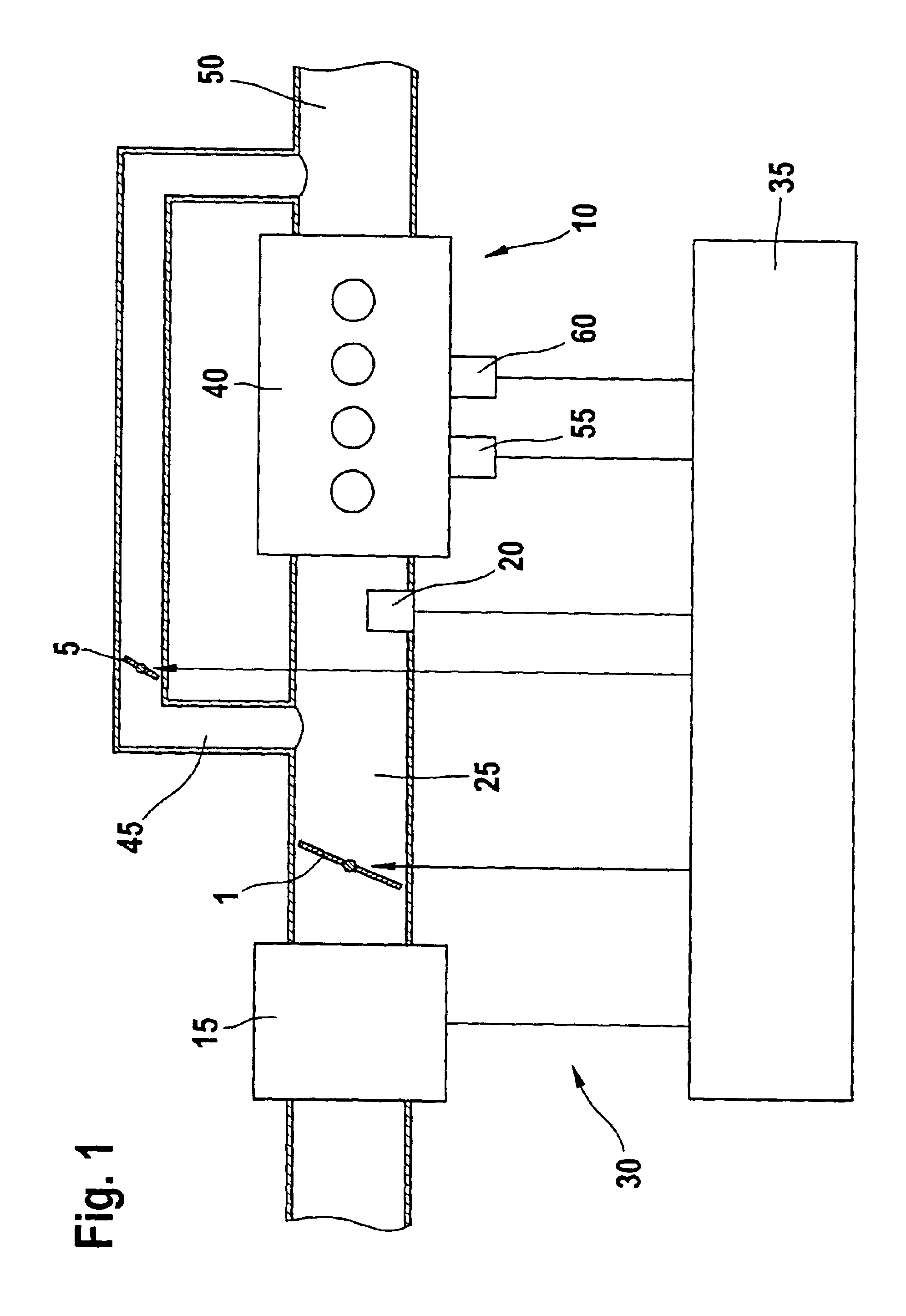Method and arrangement for determining an impact-free extremal actuating position of an actuating member of an internal combustion engine