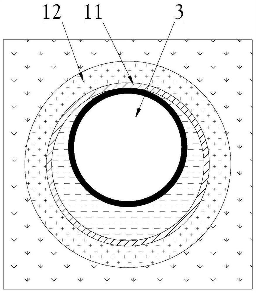 A constant pressure compressed air energy storage device