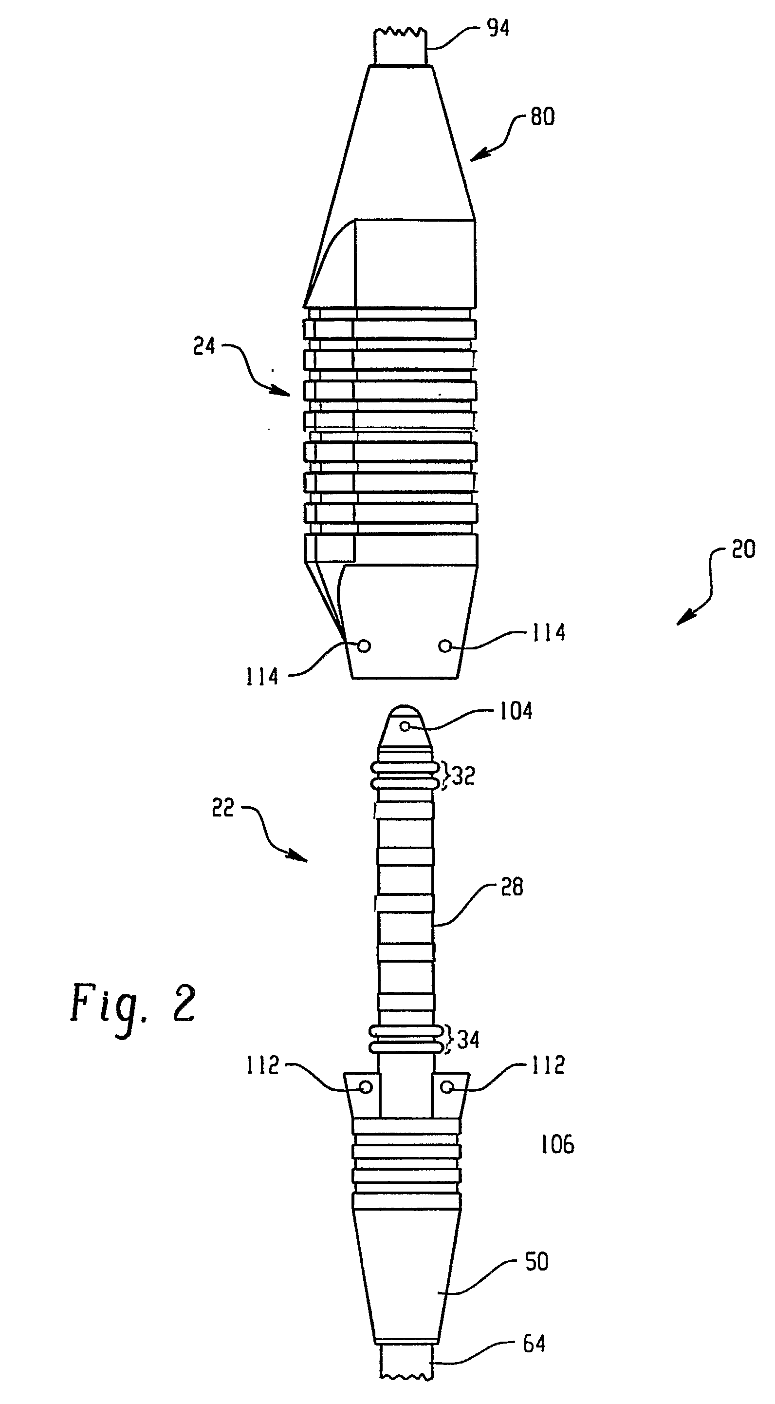 Flexible connector for implantable wiring harness