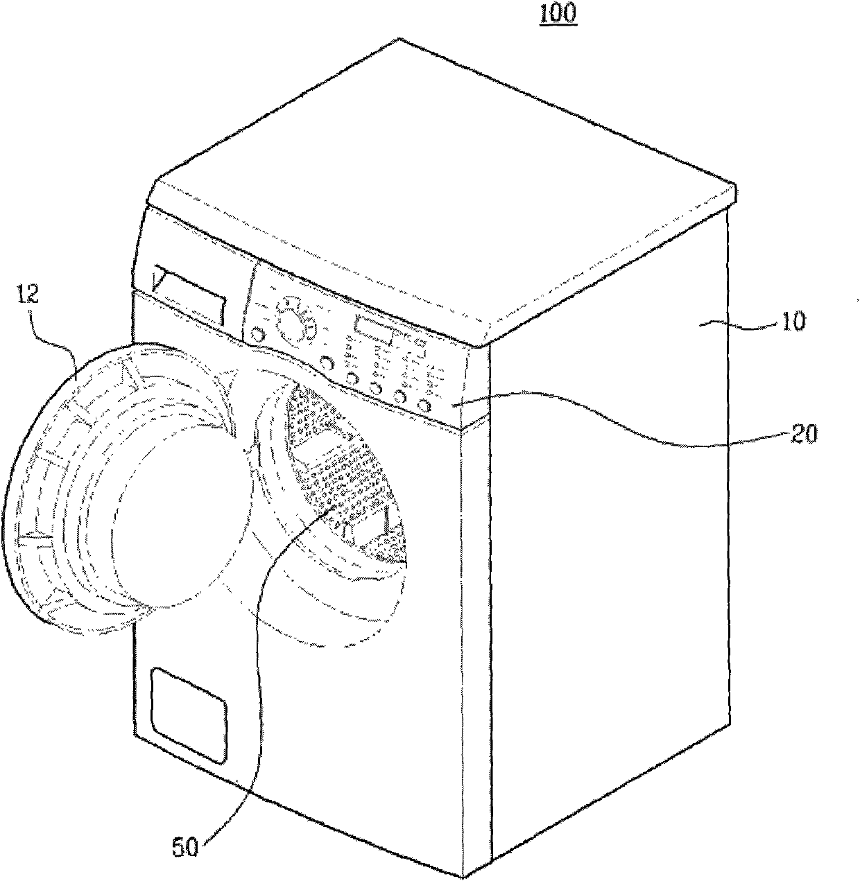 Cloth washing device and cloth washing method using the same