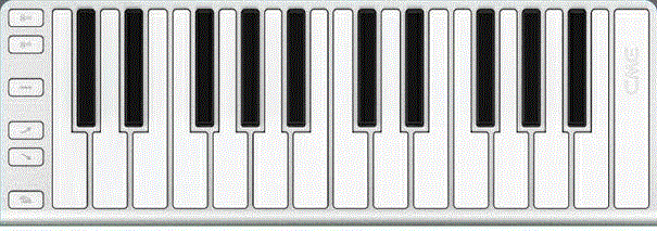 Polyphonic aftertouch musical keyboard