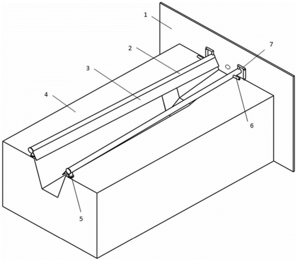 A kind of nitrogen protection iron ditch and its nitrogen protection method