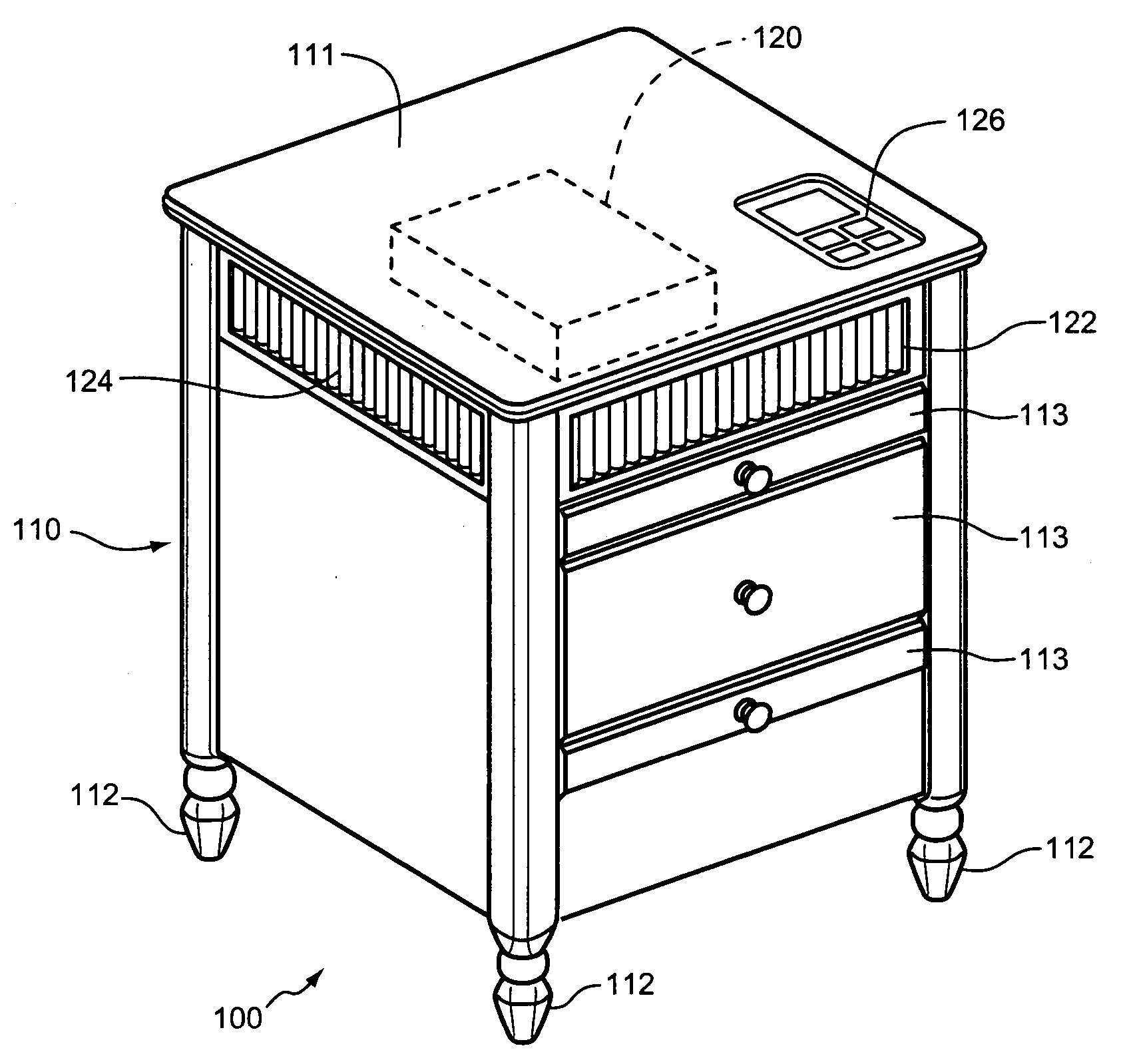 Air cleaning furniture