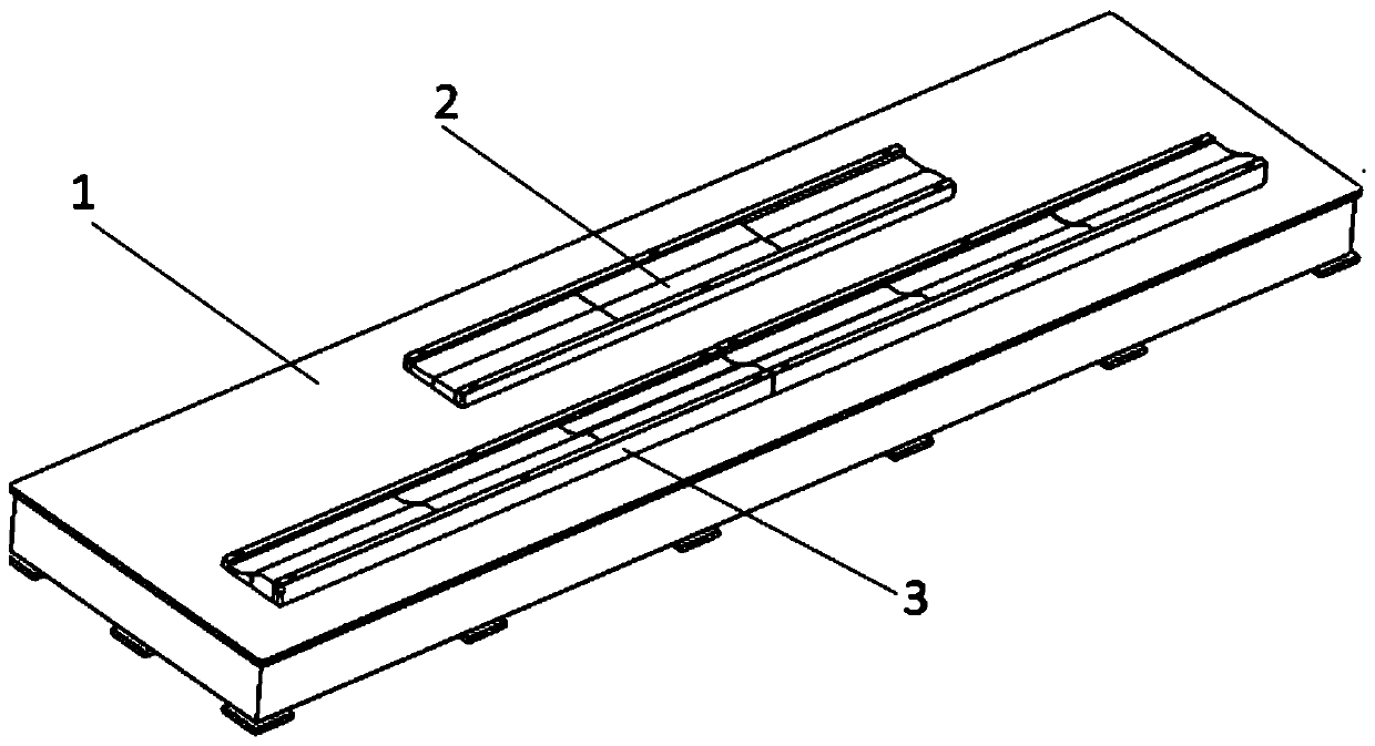 Forming tool for composite fan blade laying layer units