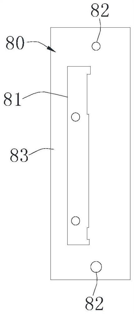 Asynchronous die-cutting method with small holes in place and asynchronous die-cut products with small holes in place