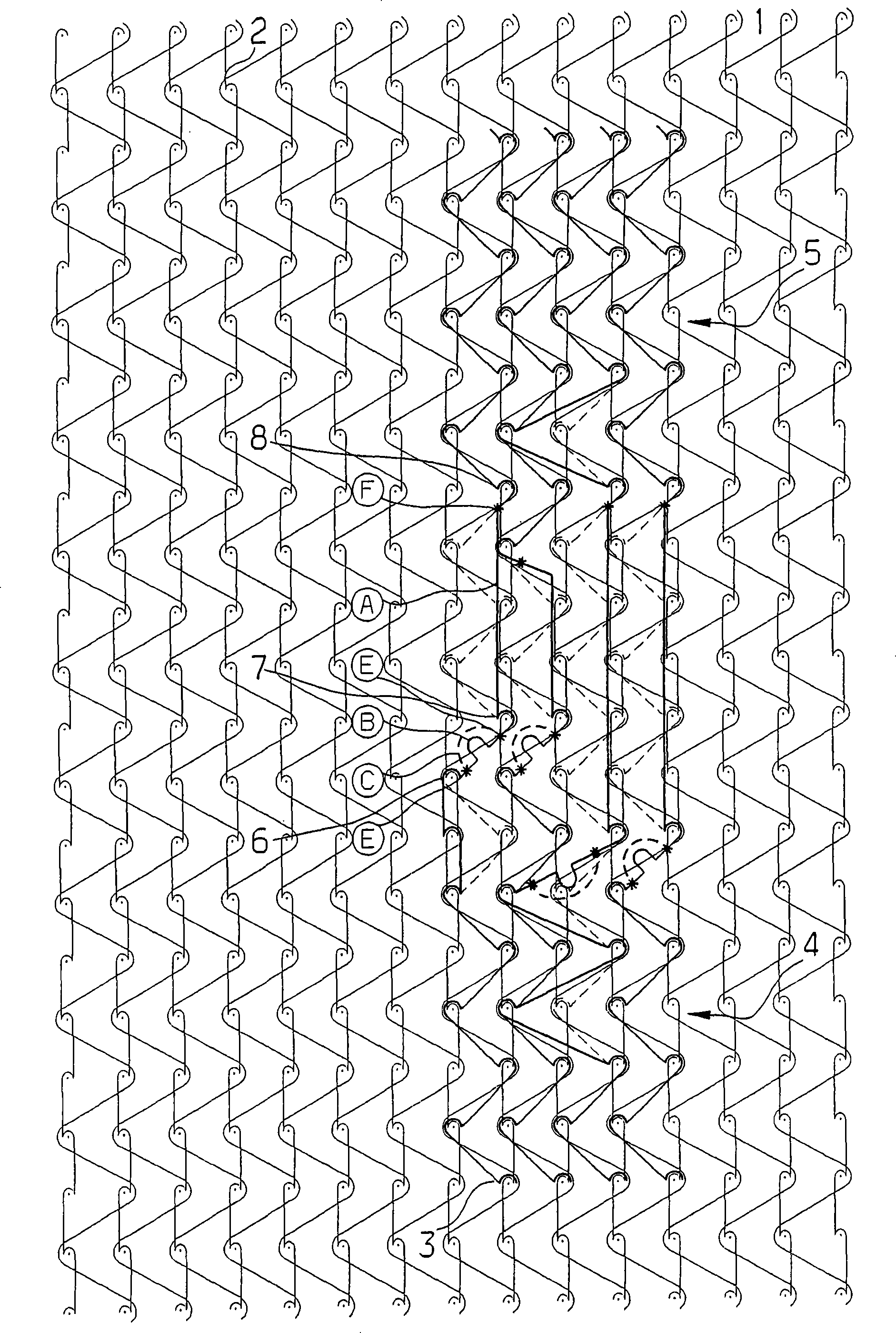 Method for manufacturing knitwear