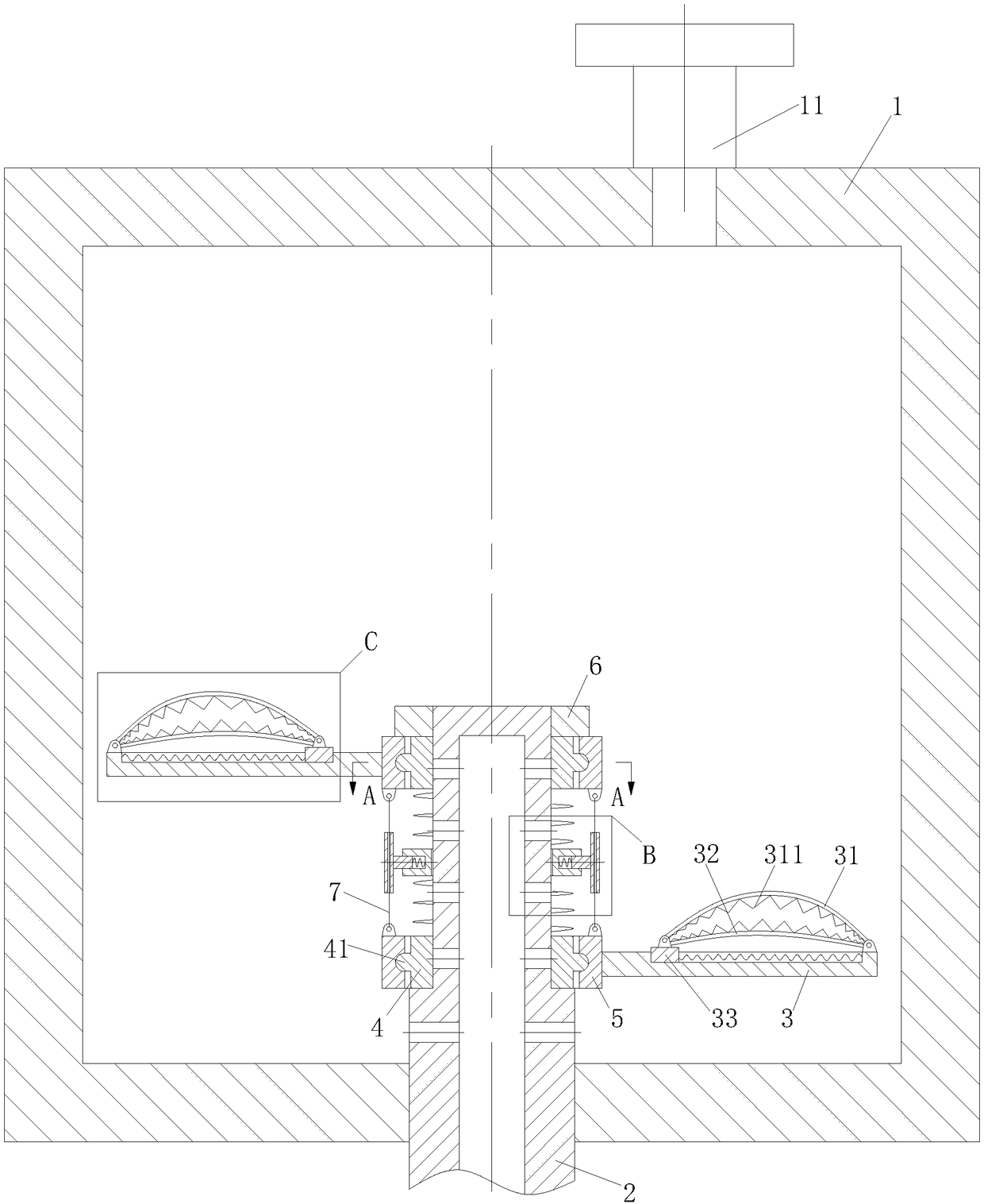 Industrial VOCs waste gas treatment method