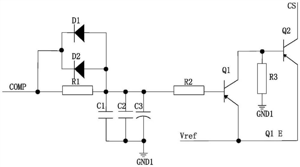 Switching power supply with overpower protection