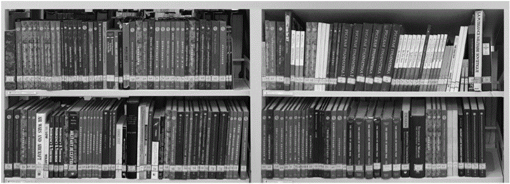 Method for counting books on shelf based on image segmentation and random hough conversion